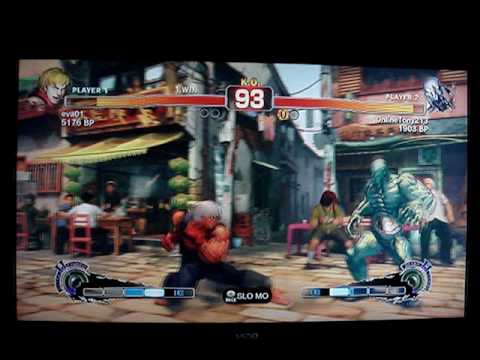 SSF4: eva01 (Ken) vs OnlineTony213 (Seth) - Ranked Match - Set 1