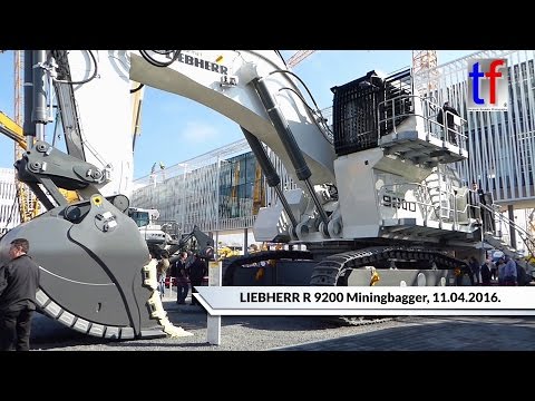 bauma 2016: Liebherr R 9200 Mining Excavator / Miningbagger, 11.04.2016.