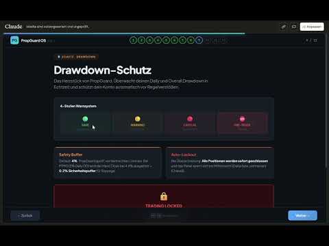 Video PropGuard OS Risk Manager Trade Panel Prop Firm EA