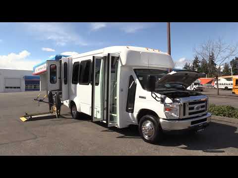 2012 Ford Elkhart ECII 12 Passenger + 2 Wheelchair Shuttle Bus - S21858