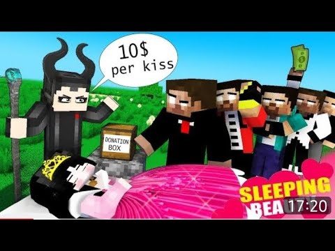 ❤SLEEPING BEAUTY❤ - HEROBRINE BROTHERS AND SADAKO - FUNNY LOVE STORY