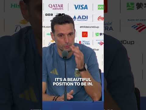 Argentina manager's tearful press conference - BBC