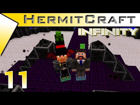 HermitCraft FTB Infinity ~ Ep 11 ~ Portal Nexus w/ Herpner!