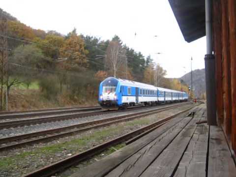Odjezd vlaku Os 6455 - Sebuzín
