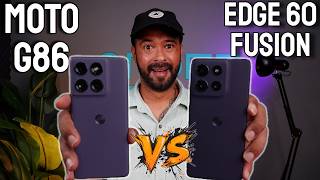 MOTO G86 vs MOTO EDGE FUSION quem GANHA essa BATALHA?! 