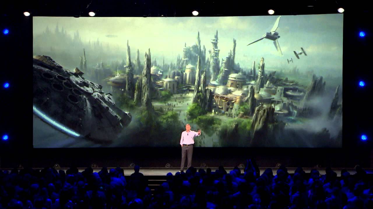 Star Wars Land announcement by Bob Iger