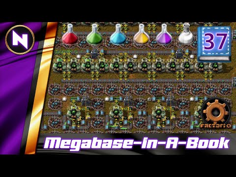 Modular URANIUM Processing (incl. Kovarex)| #37 | Factorio Megabase-In-A-Book Lets Play