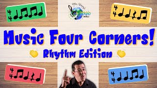 Four Corners Game: Classroom Brain Break | Rhythm Edition!