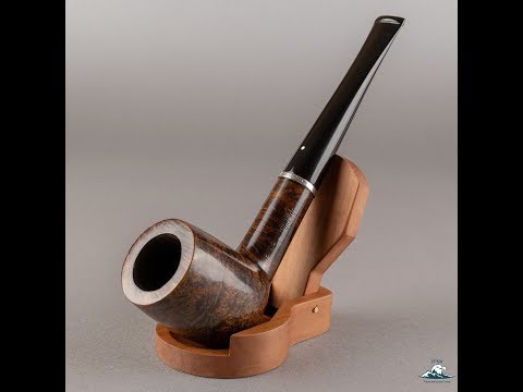 1981 Dunhill Dress Straight Billiard Group Size 6 AD 925 Silver Band (61032) 9mm