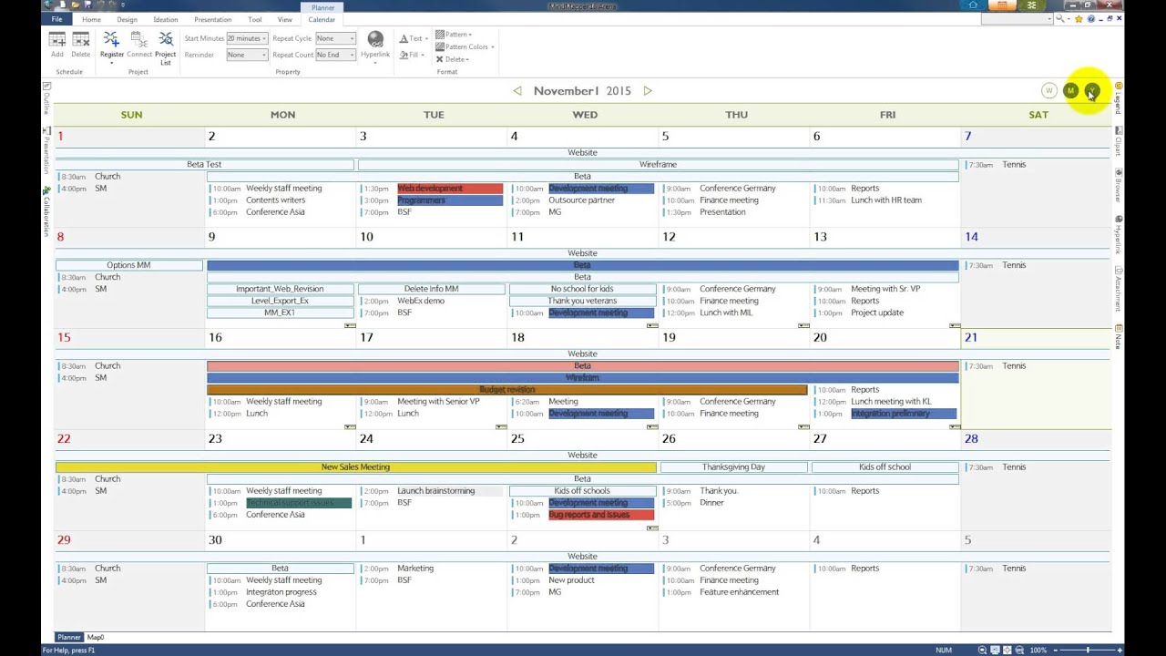 MindMapper Planner Overview