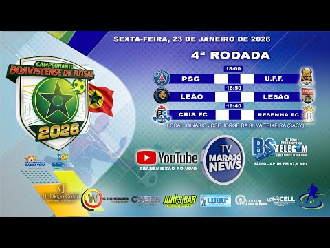 4ª Rodada do Campeonato boavistense de Futsal 2026