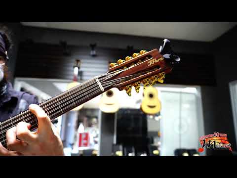 Javier Flores Bajo Quinto Englemann Spruce Top image 11