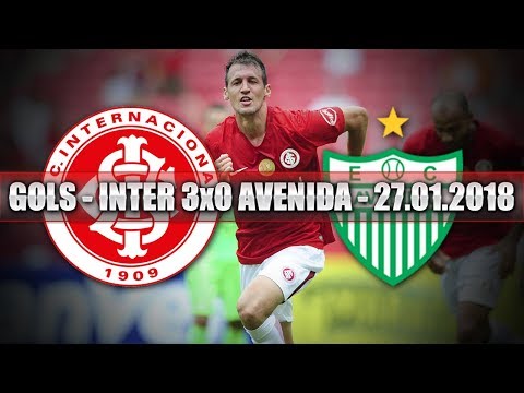 GOLS - INTERNACIONAL 3x0 AVENIDA - 27.01.18