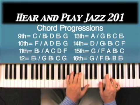 Hear and Play Jazz 201: Piano Chord Progressions Repeating Sharp 9 And Melody Line!