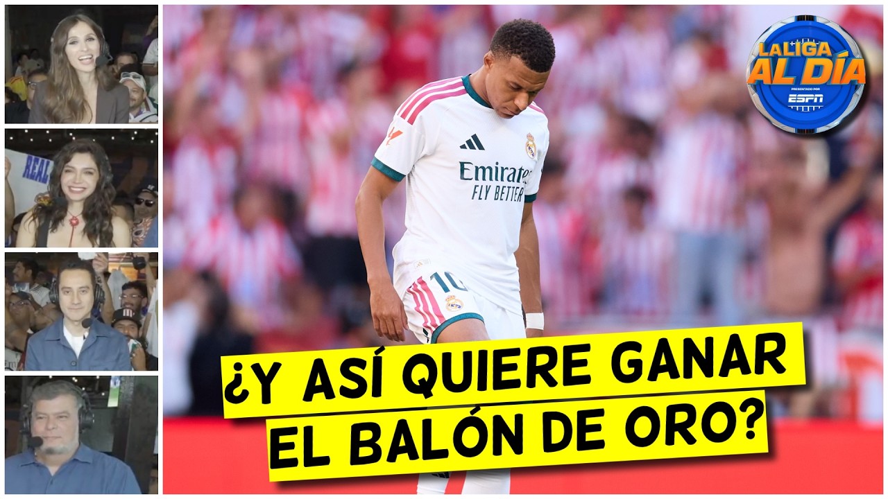 MBAPPÉ DESAPARECIÓ en el DERBI DE MADRID después de andar PIDIENDO el BALÓN DE ORO | La Liga Al Día