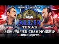 Kazuchika Okada Vs Kenny Omega AEW Unified Championship Match Highlights AEW All In Texas 2025