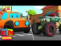 Road Rangers Vs Haunted House Monster Truck Car Cartoon Videos For Kids