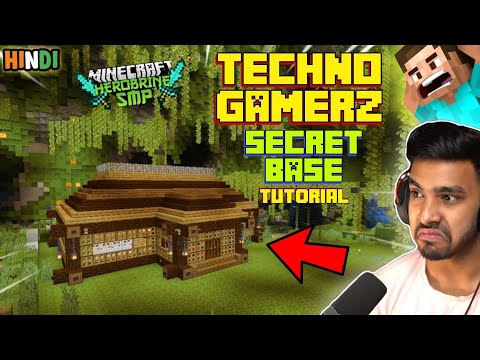 Triggered Bear - How to Make Secret Base Like Techno Gamerz Herobrine Smp | Minecraft