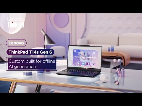 Lenovo ThinkPad T14s Gen6 21N1000ERT X Elite X1E-78-100 32GB 1.0TB Qualcomm Adreno W11P Black