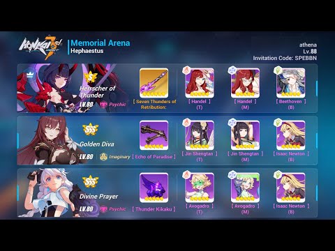 Exalted MA | Hephaestus 31946 - HoT(S3) GD DP | Dudu 2* ELF | No zhenyi, no klein, no turgenev