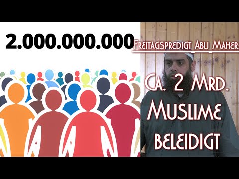 CA. 2.000.000.000 MUSLIME BELEIDIGT mit Abu Maher in Braunschweig