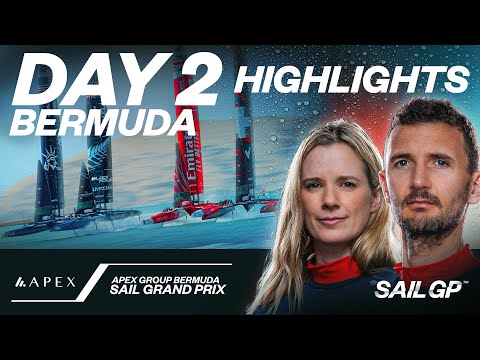 Day 2 Highlights // Apex Group Bermuda Sail Grand Prix | SailGP