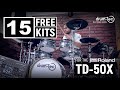 Roland TD-50X Live Sound Edition: 15 FREE Custom Kits by drum-tec