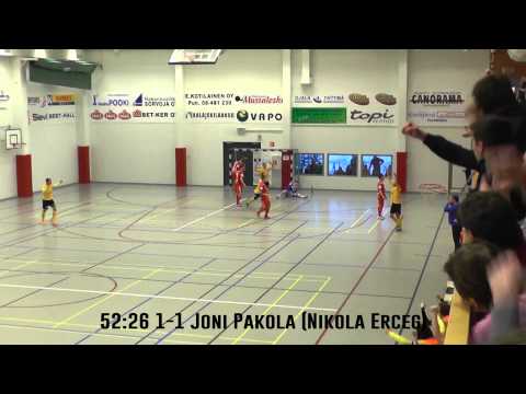 3. Välierä: Sievi Futsal - Tervarit 9.4.2014 (Maalikooste)