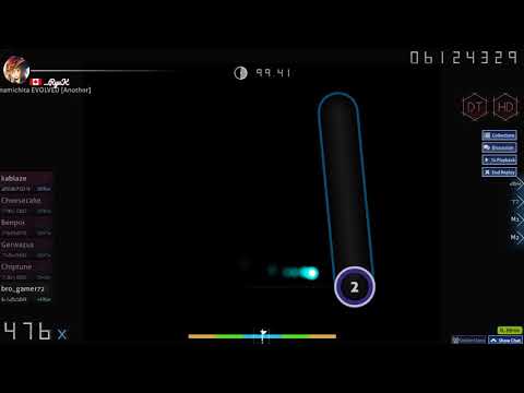 bro_gamer72 | Kurubukko vs yuktani - Minamichta EVOLVED [Another] HDDT 96.70% 1xMiss 847x/895x 553pp