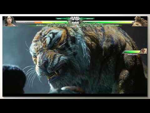 Begheera & Baloo vs Bandar-Log with Healthbars