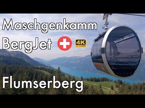 Maschgenkamm BergJet, Flumserberg, Bartholet panoramic gondola Design by Porsche | Swiss Ropeways