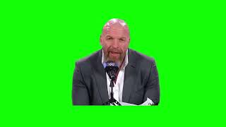 Triple H "I sorta felt bad" green screen