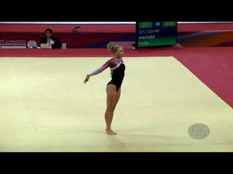WINTHER Emilie (DEN) - 2018 Artistic Worlds, Doha (QAT) - Qualifications Floor Exercise