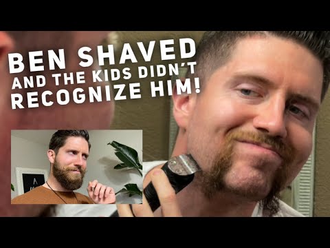 Dad Shaves Beard and Kids Don’t Recognize Him!
