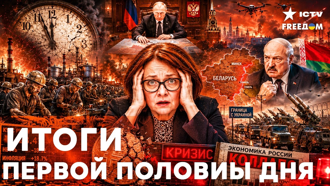 КРЕМЛЬ СКРЫВАЕТ ОБВАЛ! Реальный кризис РФ оказался катастрофическим| Freedom live