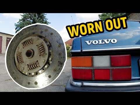 Removing a 34 YEAR OLD Clutch on my Volvo 240