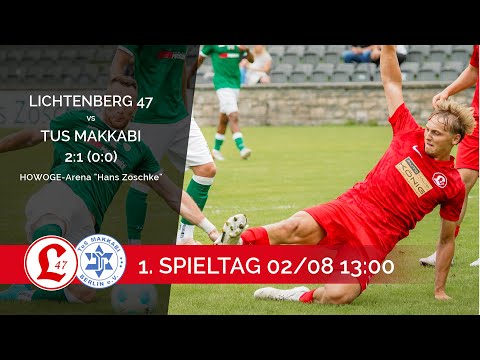 Spielszenen Lichtenberg 47 - TuS Makkabi 2:1 (1. Spieltag NOFV-Oberliga Nord)