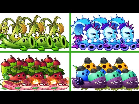 PvZ 2 4 Super Team Plants Vs Team Zombies Part 91 - Team So OP !!!