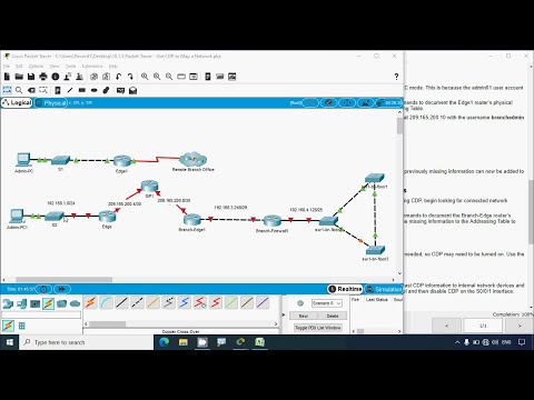 10.1.5 Packet Tracer - Use CDP to Map a Network