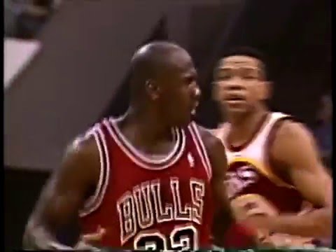 Jan 18, 1991 Bulls vs Hawks highlights
