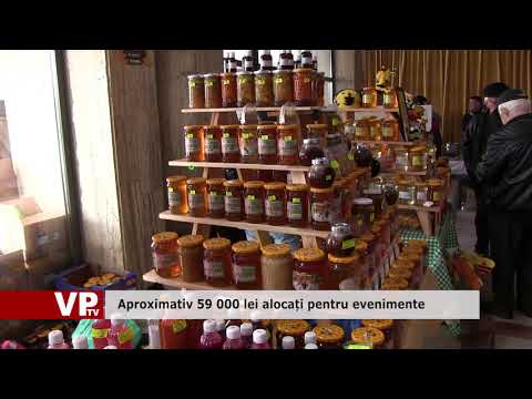 Aproximativ 59 000 lei alocați pentru evenimente