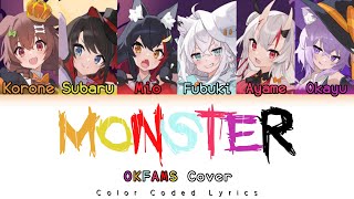 [Cover] Monster - 嵐 / OKFAMS Cover | Color Coded Lyrics