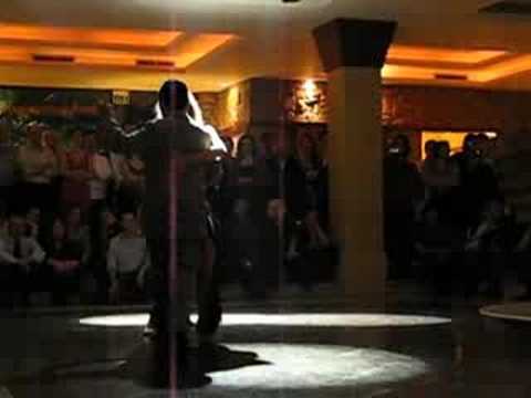  Maria Trubba  and  Facundo Gil Jauregui  are  dancing  to  the  tango  "  Tristeza Marina  "