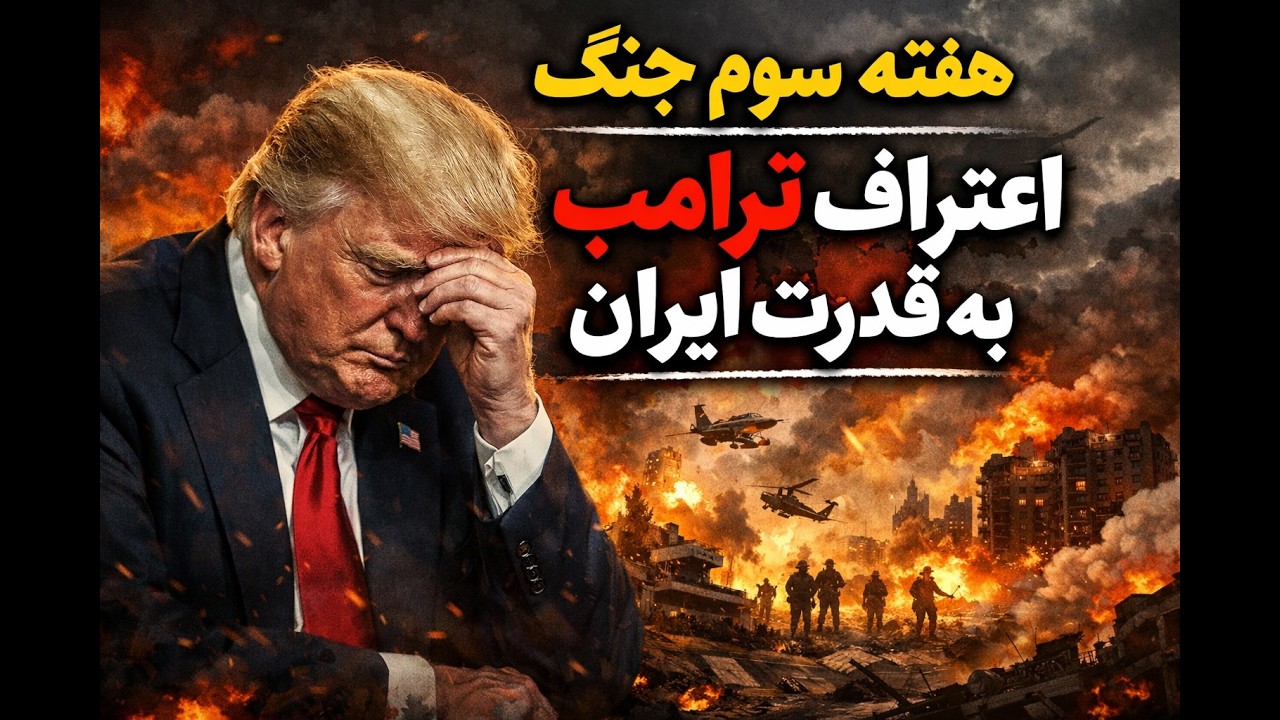 اعتراف ترامپ به قدرت ایران - هفته سوم جنگ - به پادشاه سلام کنید - محمد ندیمی