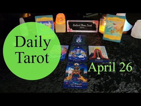 **Success & Stability ~Rest & Recharge** Daily tarot Reading April 26