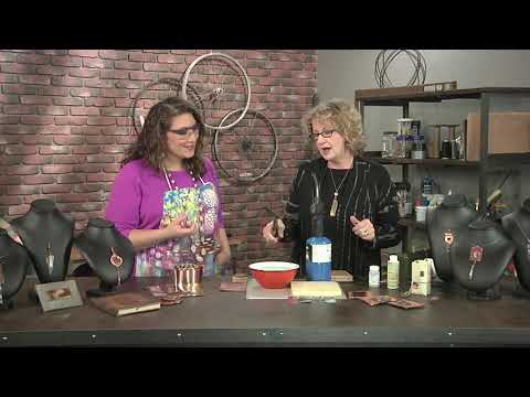 Learn how to add patina to copper on Make It Artsy with Mary Hettmansperger (105-2)