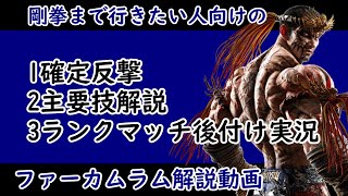 [鉄拳8]剛拳まで行きたい人向けのファーカムラム解説動画