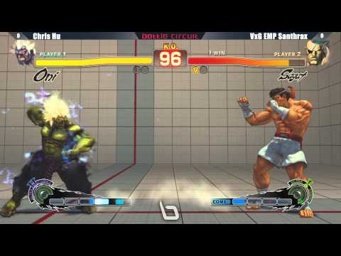 SSF4 AE2012 Chris Hu vs VxG EMP Santhrax - Next Level Battle Circuit #1 Tournament