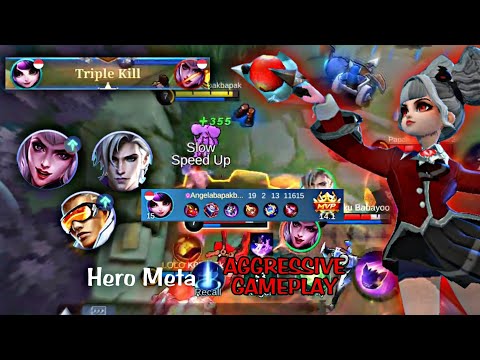 LYLIA AGGRESSIVENESS 19 KILL l Mobile Legends l TOP Global Lylia Season 26.