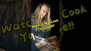 Always time to grill a steak!! #grilltime #cookingoutdoors #cookingshorts